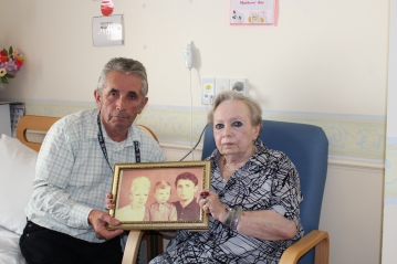 Boris and Yevgenia Feldman, resident of Smorgon Family Nursing Home